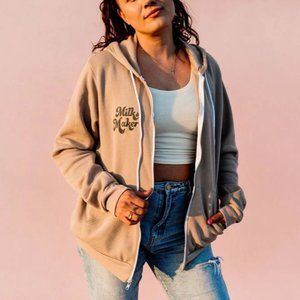 (NEW) The Little Milk Bar Milk Maker Tan Hoodie